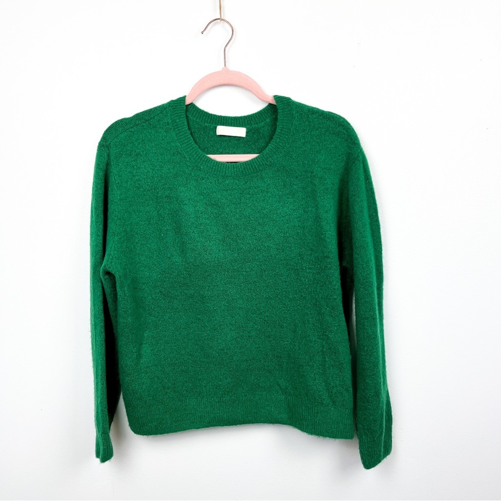 H&M Long Sleeve Soft Green Crewneck Sweater